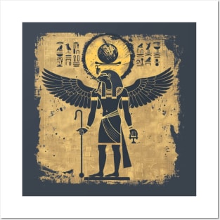 Egyptian God Ra, God of the Sun, mythology Posters and Art